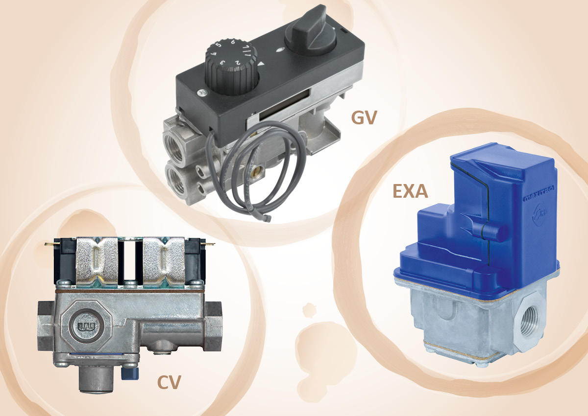 GV32 combination gas control valve in PROBAT coffee roaster